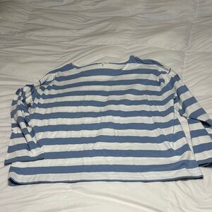 Maurices Blue and White Striped Top